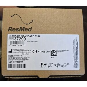 ResMed Humidair Standard Tub For CPAP 37299 NEW in Box